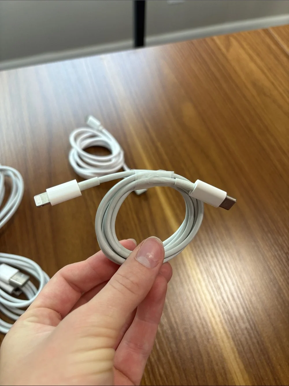 White USB Charging Cables for Cell Phones